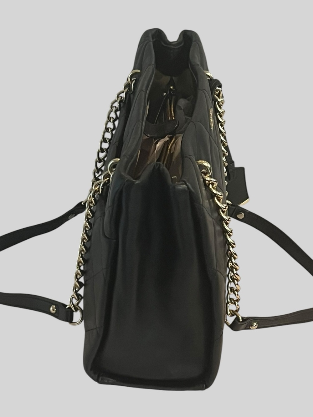 Kate Spade ♠️ Emerson Place Phoebe Black Leather with Gold Hardware - Picture 3 of 9